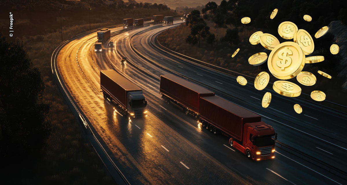 Preço do frete volta a aumentar em novembro após três meses consecutivos de queda, diz Edenred Repom