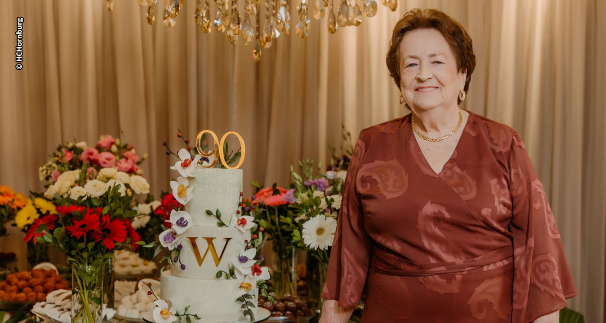 Wally Borchard Hornburg completa 90 anos